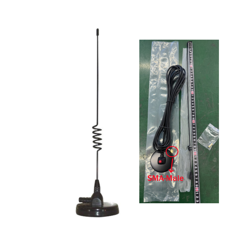VHF UHF Cellular Antenna 67mm Magnetic Mount MINI Car Antenna
